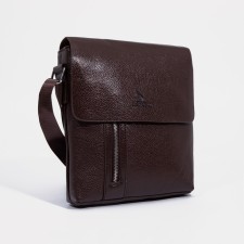 Male bag, brown color