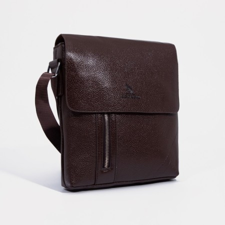 Male bag, brown color