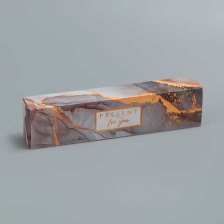 Box for sweets, confectionery packaging, 5 cells, "stone", 5 x 21 x 3.3 cm-1