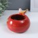 Souvenir ceramics stand "Gray bird on the bowl" MIX 11x11.5x8.5 cm