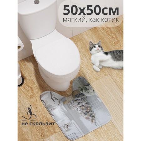 Rapid mat "Atmosphere of Christmas", anti -slip, size 50x50 cm