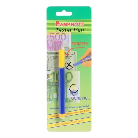 Handle-marker to check the authenticity of banknotes