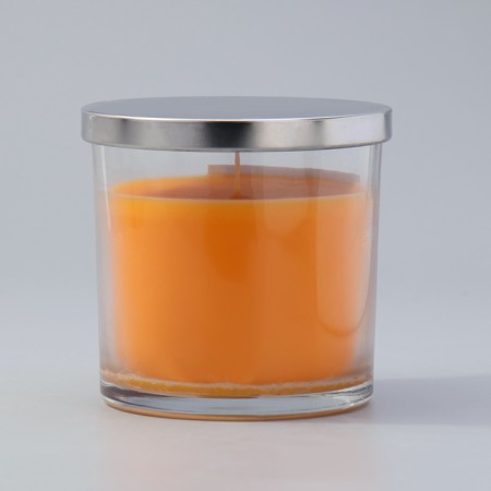 Aromatic giant in a glass "Juicy orange", soy wax, 10x10 cm-4