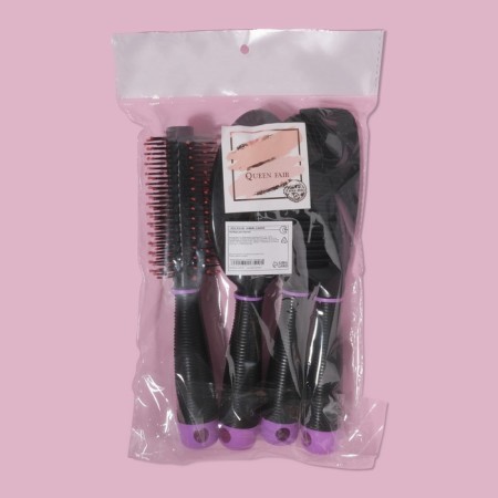 Set of hairdresser, 4 objects, color mix-6