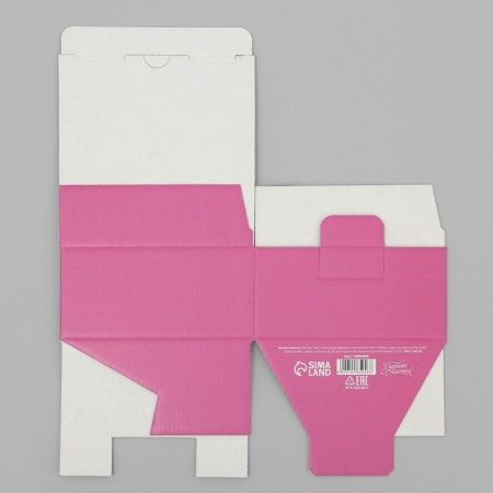 Gift folding box, packaging, “pink”, 15 x 15 x 7 cm-7