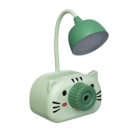 Board lamp "Kisa" LED 3W USB green 9.5x7.4x22 cm Risalux-12