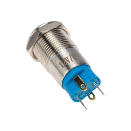 Anti-Vandal button Ø12 12V (LED) B/Fix (4C) OFF- (ON) red (A-12-C2) rexant-1