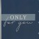 Gift package laminated with quiet, packaging, “only for you”, MS 18 x 23 x 10 cm