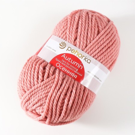 Autumn yarn 25% wool, 75% pan 150m/200g (599-bonded rose)-1