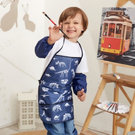 Apron Children's Apron with Ethel O chirrows "Dino Time", 49 x 39 cm-4
