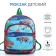 Baby backpack on a zipper, cornflower color