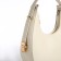 Bag Women's Baget with a zipper, milk color