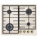 Hon surface Maunfeld Eghe.64.63cbg.r/G, gas, 4 burners, beige