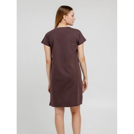Women's dress, size 44, brown color-8