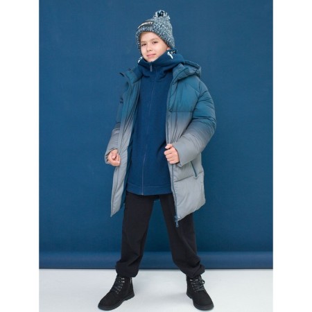 Sweatshirt for boys, height 122 cm, dark blue color-6