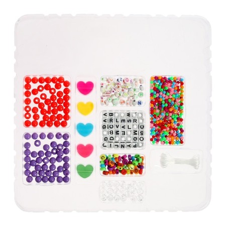 Set for creativity "Create your decoration", 600 beads and charm-1