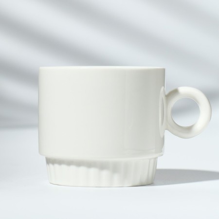 Ceramic mug "Cup of love", 250 ml, white color-1