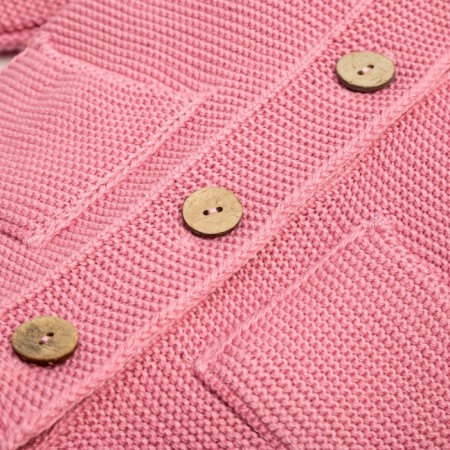 Jumper knitted baby I "Trendy" growth 68-74 cm, pink color-6