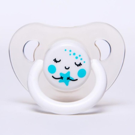 Just Lubby, orthodontic nipple, latex from 0 months.