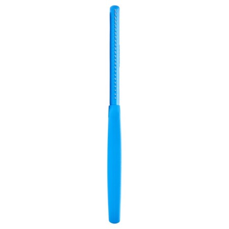Delight comb, bilateral 24/37 teeth 25 mm, plastic handle, blue-1