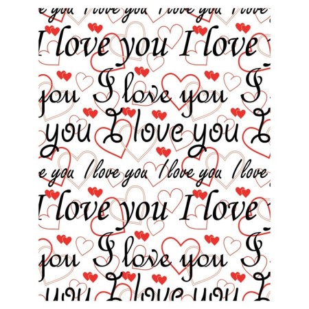 Pillow Golk "I love you, decorative, size 16x45 cm-1