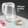 Electric kettle Redmond Skykettle RK-G203S, glass, 2 l, 2200 watts, adj. t °, white