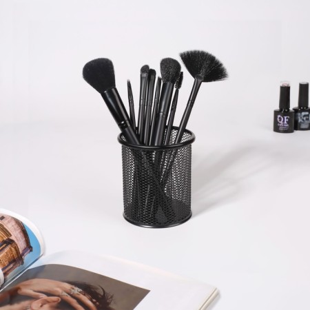 Storage for storage of manicure/cosmetic supplies, 10 × 9 cm, black color-3