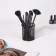 Storage for storage of manicure/cosmetic supplies, 10 × 9 cm, black color