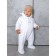 Combineson children's demi -season Amarobaby Spring, height 68 cm, white color