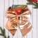 Jewelry decoration "Bow Losk" 24x26 cm, gold