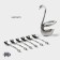 Set of spoons on the stand Magistro "Silver Swan", 7.5 × 5 × 14 cm, silver color