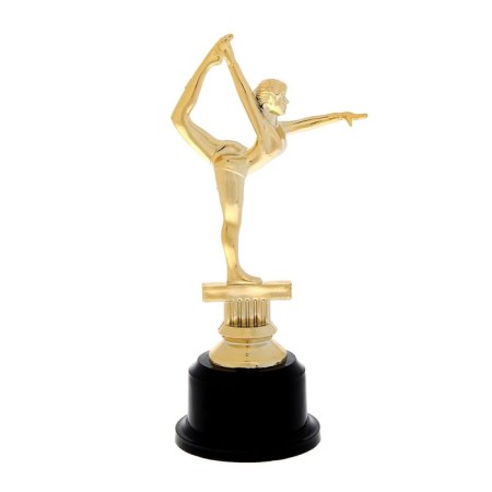 The award figure "Gymnastics", the plastic stand is black, 19 x 9 x 6.5 cm.-4