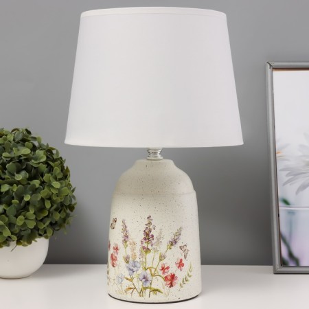 Table lamp "Bouquet" E14 40W white 22x22x37 cm Risalux