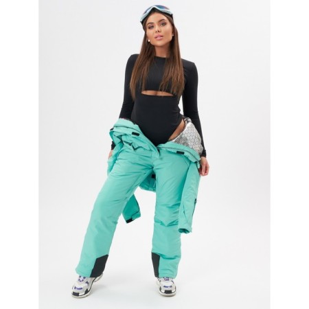 Ski jumpsuit female turquoise color, size 48-13