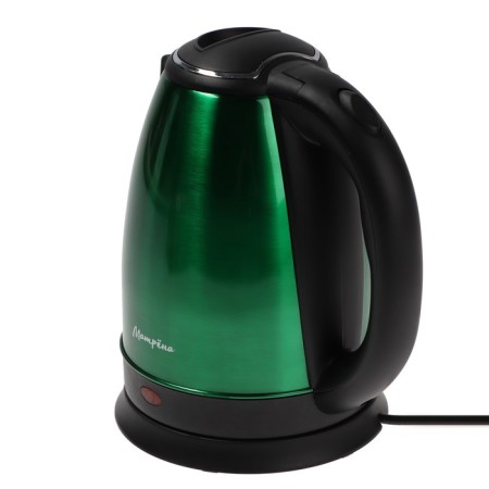Teapot Electric Matryona MA-002, Metal, 1.8 L, 1500 W, green-black-1