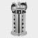 Stainless steel stand for cutlery, 10 × 17 cm