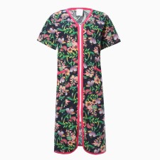 Women's bathrobe, red color, size 58