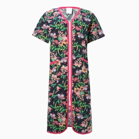 Women's bathrobe, red color, size 58