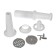 Electric meat grinder "Aksinya" KS-21, 2000 W, reverse, 4 nozzles, white-red