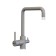 Kitchen mixer Uperwood UPD-004, with a channel for filtered water, color 03 chrome/smoke