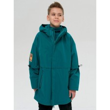 Windbreaker for boys, height 158 ​​cm, emerald color