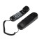 Wired phone Ritmix RT-002, pause, repeat, pulse set, black