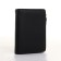 Women's wallet on the button, black color