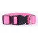 Collar with backlight double strip size S, Osh 35-43 x 2.5 cm 3 glow mode pink
