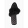 Slippers # 9 women, size 35.5, black color