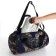 Sports bag, textura, average size, gray/blue color