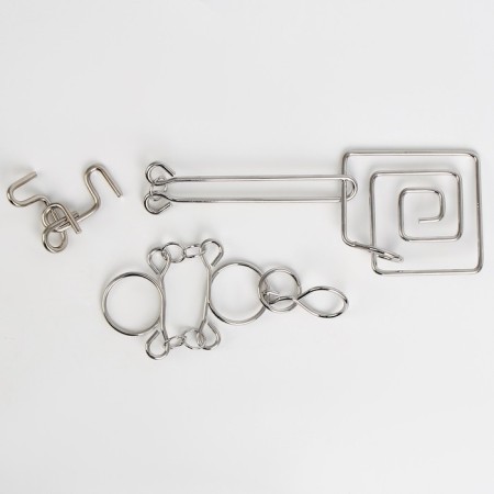 Metal puzzles "Dodge", 3 pieces-3