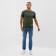 Men's T-shirt Minaku "Map", Khaki Color, Rr. 50