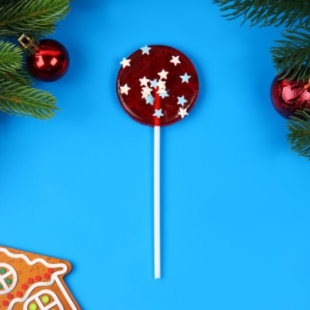 Caramel Lollice on Sahara, with decor "Festive confetti", assorted, 24 g-2