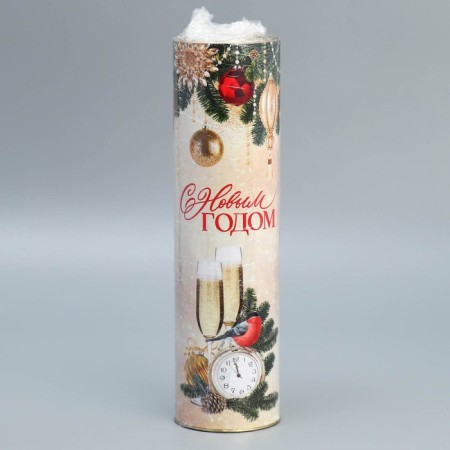 Tubus for the bottle "Happy New Year", 9.5 x 34 cm, New Year-8